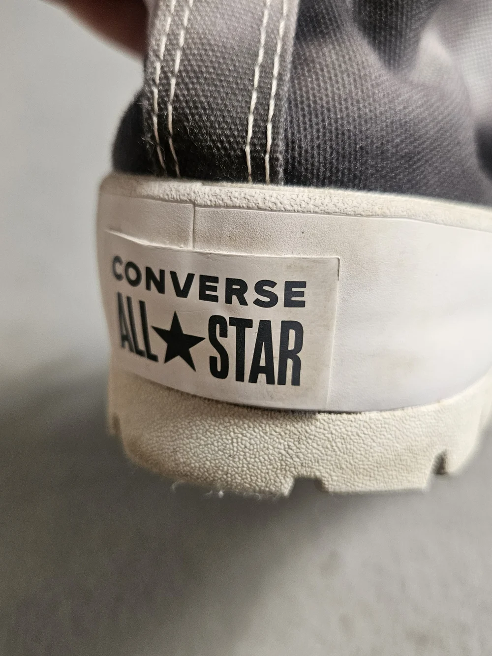 Converse Chuck Taylor Lugged Tie Dye High Top Platform Sneakers Black Grey 9 - Picture 12 of 13